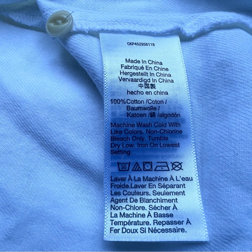 NEW Madewell Sz S White Cotton Courier Shirt Short Sleeve Button Up Boxy Natural - Picture 8 of 17